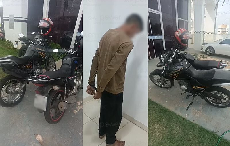 Jovem De 20 Anos Furta Moto De Entregador E Acaba Preso Pela PM Em Nova