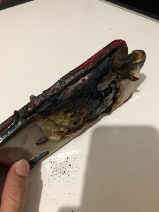 celular explodiu 