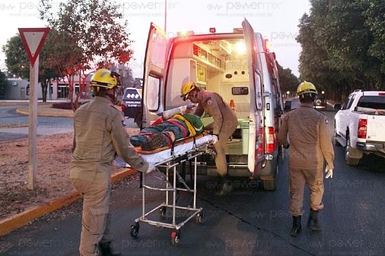motociclista cai sozinho na uirapurus N.M