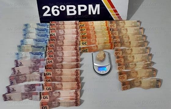 droga apreendida com 2 menores Nova Mutum 