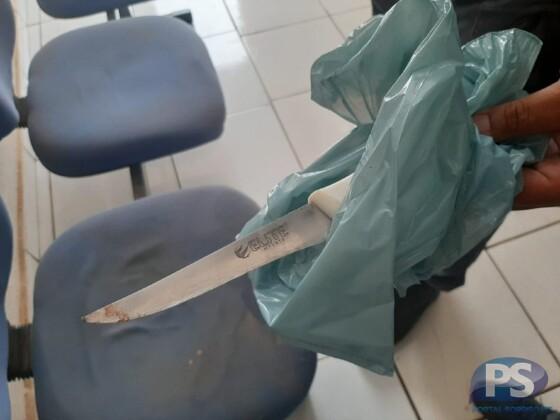 faca  arma do crime