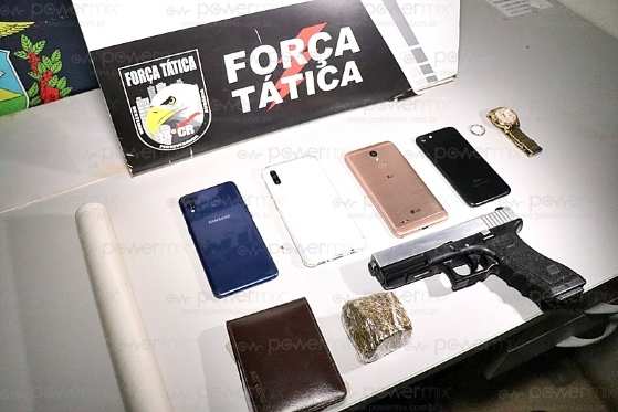 material apreendido pela FT