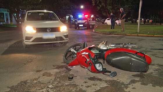 acidente carro x moto centro n.m
