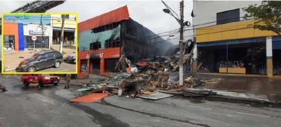 incêndio em Cuiabá em prédio 