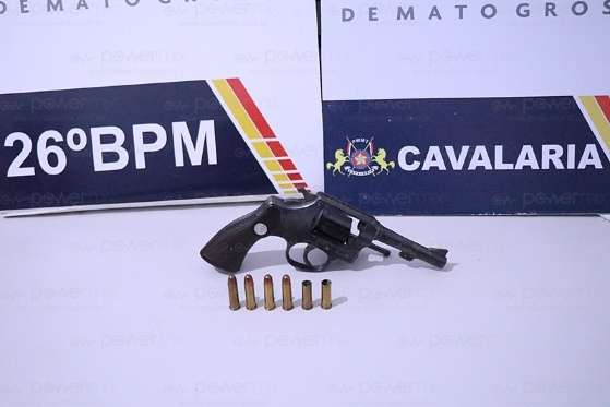 arma de fogo apreendida
