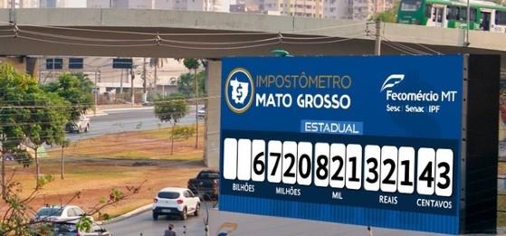 Impostômetro do 1° bimestre em MT
