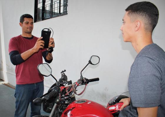 Sistema de telemetria para aulas práticas de moto