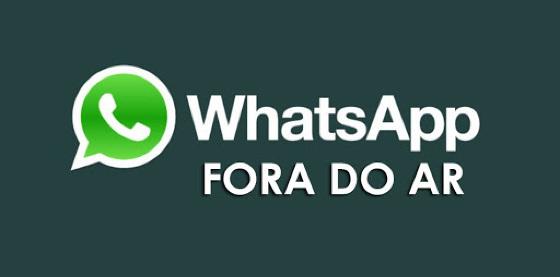 whatsaap fora do ar