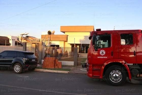 Princípio de Incêndio em residência