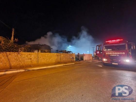 incêndio residência sorriso 