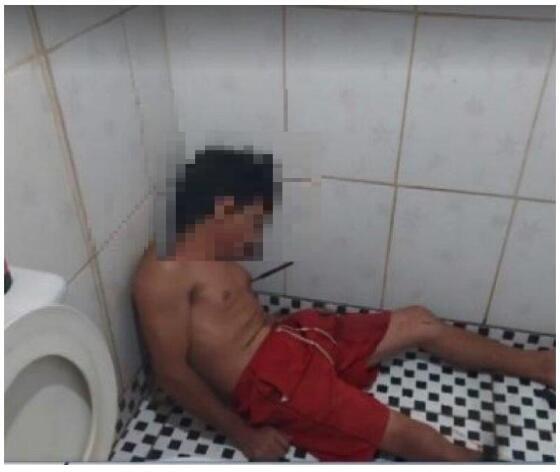homem esfaqueado
