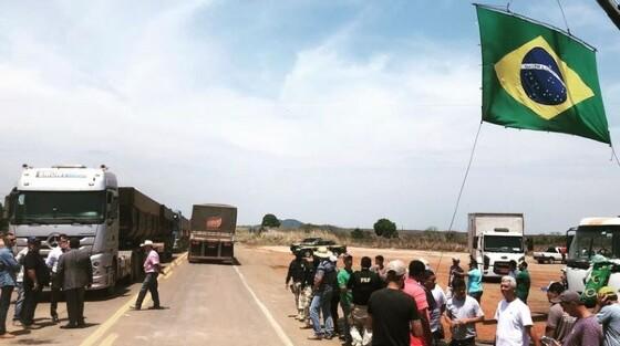 KM 1055 da BR-164, em Guarantã do Norte (MT) foi desbloqueado pela polícia