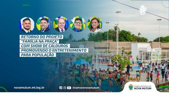 retorno do projeto Família na Praça