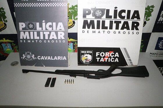arma de fogo apreendida