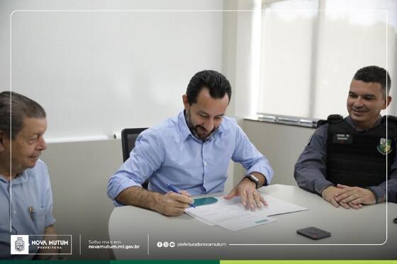Ordem de Serviço para construção da sede da Força Tática