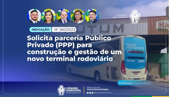 construção de um novo Terminal Rodoviário em Nova Mutum