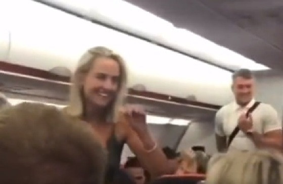 transa em avião
