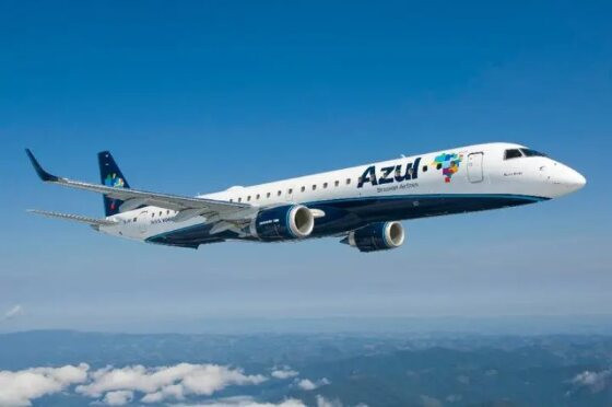 avião da AZUL