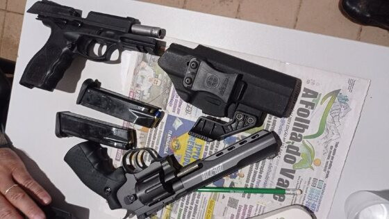 Armas apreendidas