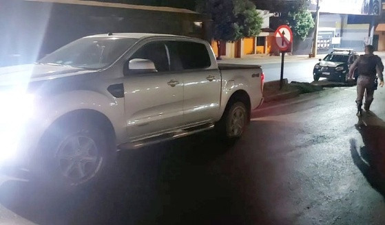 veículo recuperado pela PM N.M