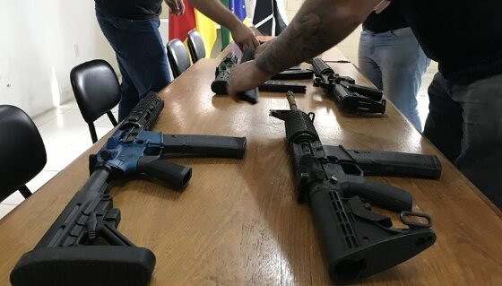 armas apreendidas