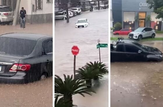 Chuva Forte Alaga Ruas E Causa Transtornos Em Sinopmt Veja Vídeo Power Mix 