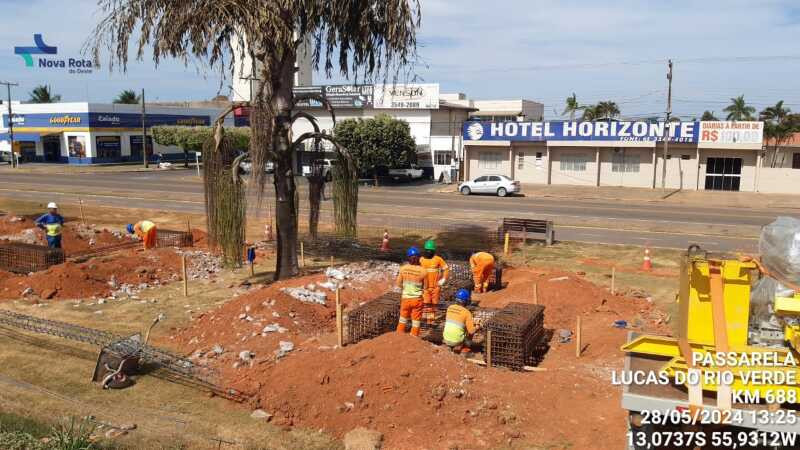 construção passarela