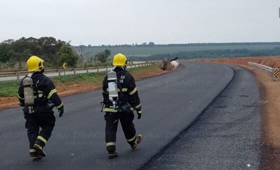 acidente br 163 liberação pista