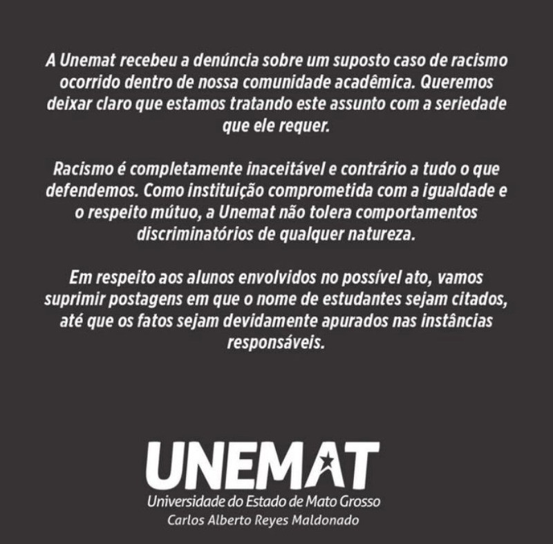 racismo unemat