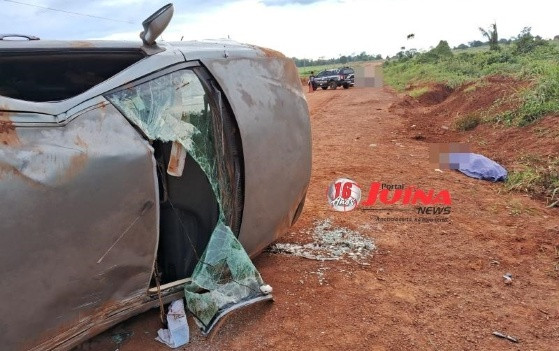 Vítima não resistiu e morreu no local do acidente.