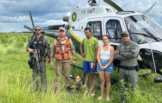 As equipes também contaram com o apoio de buscas da vizinhança da região.