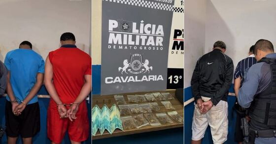 presos pm e cavalaria