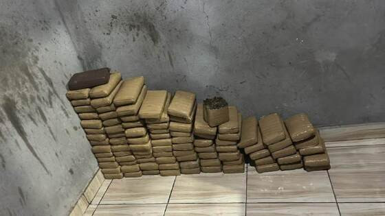 Força Tática apreende 92 tabletes de maconha 