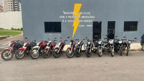 motos apreendidas