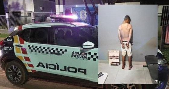 capa preso por agressão