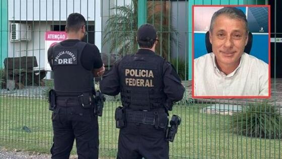 O prefeito Alei Fernandes é novamente alvo da PF.