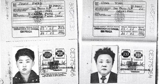 capa passaporte kim jong il