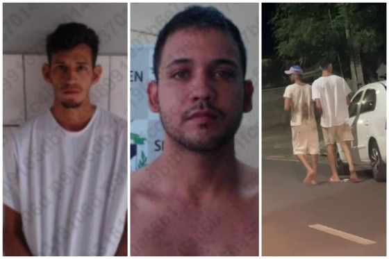 dois bandidos capturados