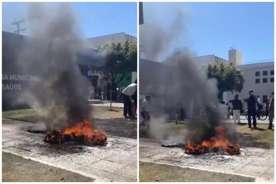 carro em chamas