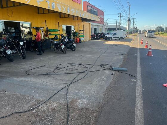 fios arrebentados nm