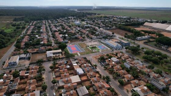 aerea praça flor do cerrado