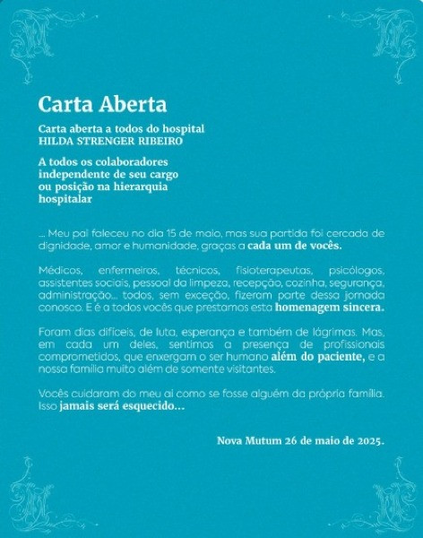 carta aberta