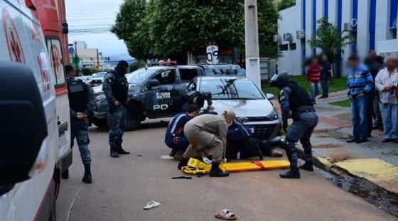 Acidente moto rond
