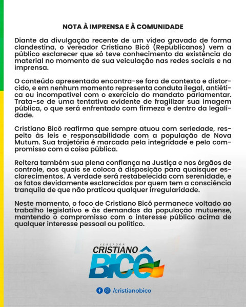 nota bico