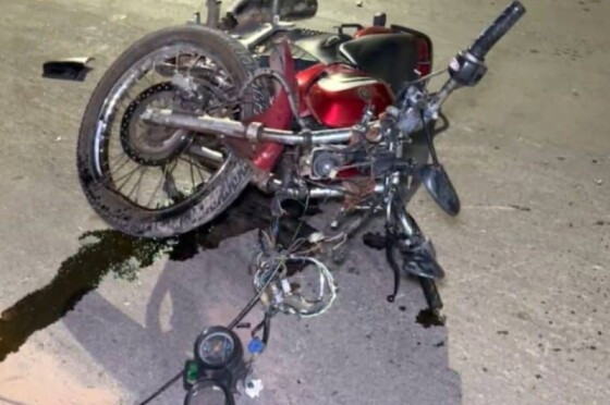 acidente com moto