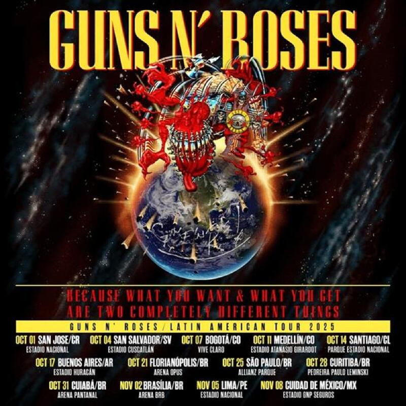 Agenda shows GNR