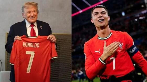 camisa do cr7 pro donald trump