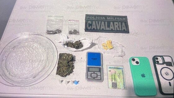 droga apreendida cavalaria