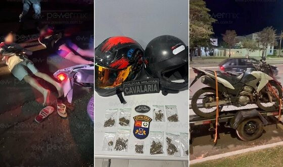 prisão moto trafico