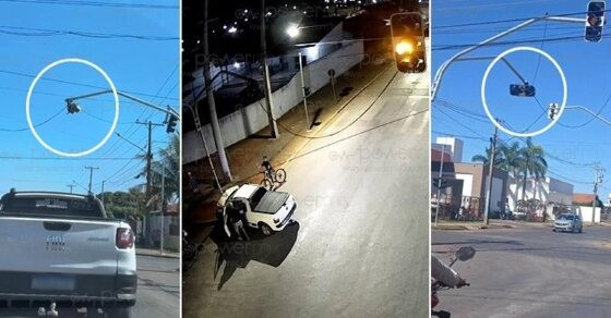 colisão semáforo 